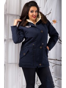 Жіноча куртка парку на овчині 